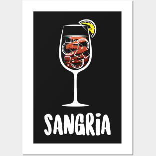 Sangria Cocktail Drink Posters and Art